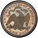 1867 Seated Liberty Silver Dollar Values