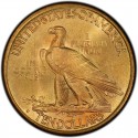 1916 Indian Head Gold $10 Eagle Value