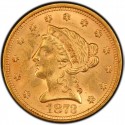 1873 Liberty Head $2.50 Gold Quarter Eagle Coin