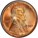 1921 Lincoln Wheat Pennies