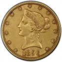 1896 Liberty Head $10 Gold Eagle
