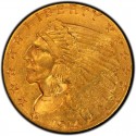 1914 Indian Head $2.50 Quarter Eagle