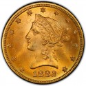 1882 Liberty Head $10 Gold Eagle
