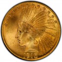 1913 Indian Head Gold $10 Eagle