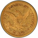 1872 Liberty Head $2.50 Gold Quarter Eagle Coin Values