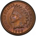 1890 Indian Head Pennies