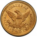 1851 Liberty Head $2.50 Gold Quarter Eagle Coin values