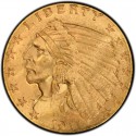 1911 Indian Head $2.50 Quarter Eagle