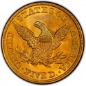 1857 Liberty Head Half Eagles values