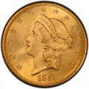 1855 Liberty Head Double Eagle