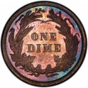 1896 Barber Dime Value