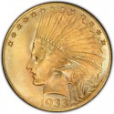 1933 Indian Head Gold $10 Eagle