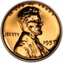 1957 Lincoln Wheat Pennies