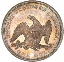 1851 Seated Liberty Silver Dollar Values