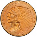 1910 Indian Head $2.50 Quarter Eagle
