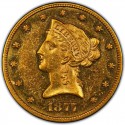 1877 Liberty Head $10 Gold Eagle