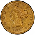 1863 Liberty Head $10 Gold Eagle