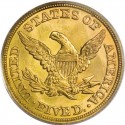 1858 Liberty Head Half Eagles values