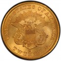 1855 Liberty Head Double Eagle Value