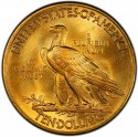 1915 Indian Head Gold $10 Eagle Value