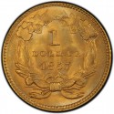 1857 Large Head Indian Princess Gold Dollar Values