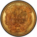 1881 Large Head Indian Princess Gold Dollar Values