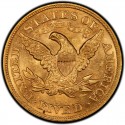 1876 Liberty Head Half Eagles values