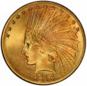 1914 Indian Head Gold $10 Eagle