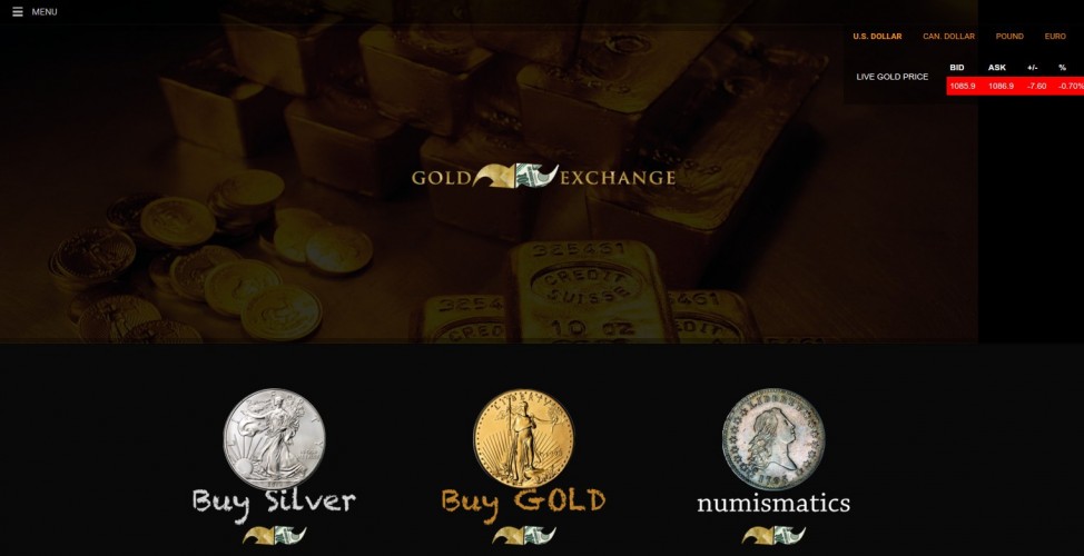 GoldExchange.com Website