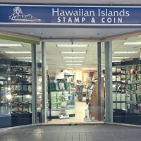 Hawaiian Islands Stamp &amp; Coin Logo