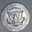 1981 Kennedy half dollar with a lot of doubling on the words half dollar