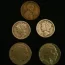 Old Penny, nickel, dime