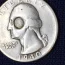 Error or damage? 1940 Washington Quarter